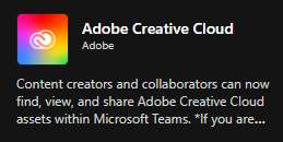 Adobe Creative Cloud App