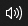 Speaker icon for sound settings